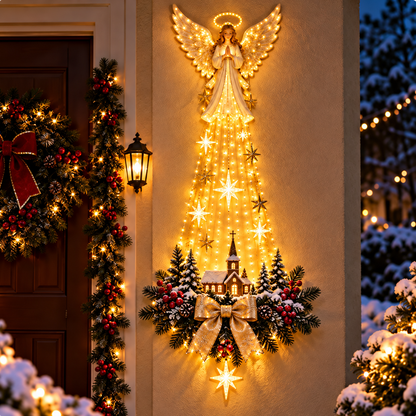 ✨ Last Day – 50% OFF! ✝️ Bethlehem Star of Faith – Lighted Nativity Wall Decor