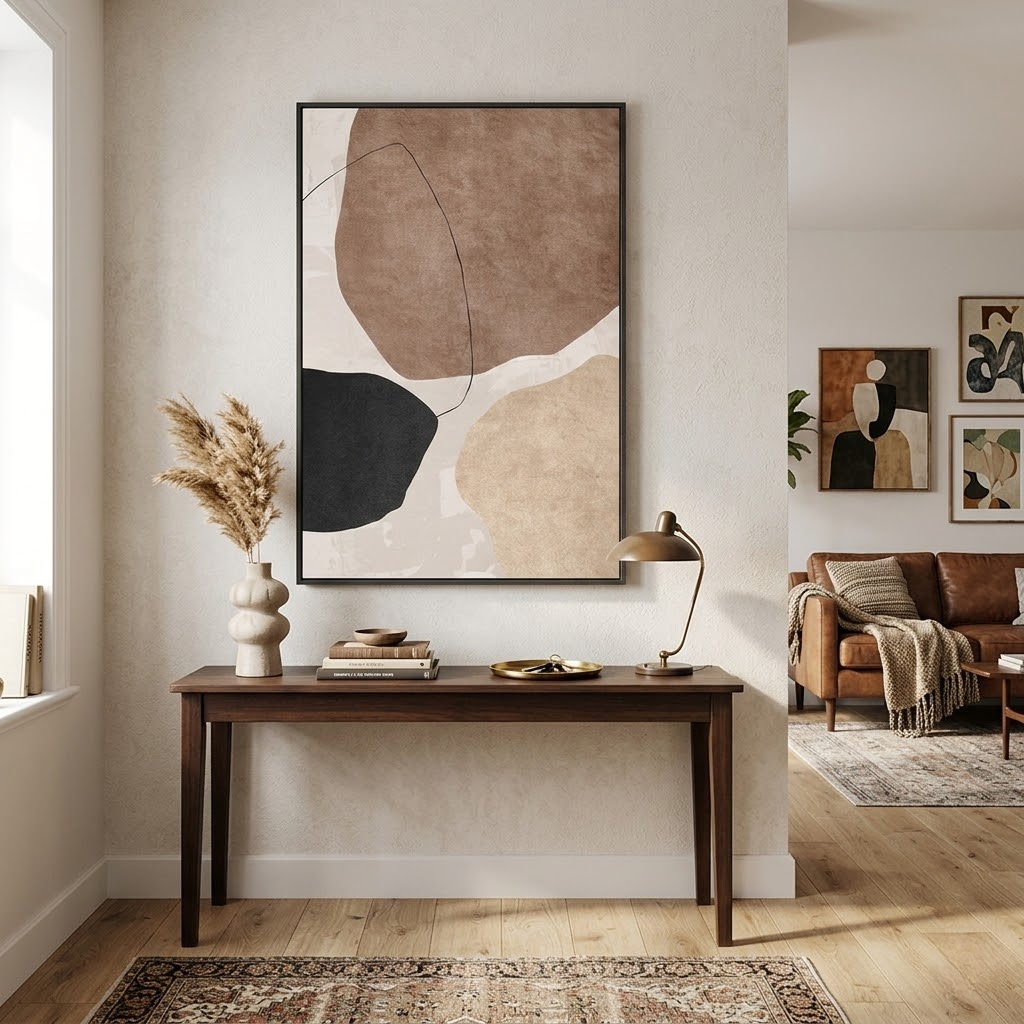 Abstract Geometric Canvas Wall Art