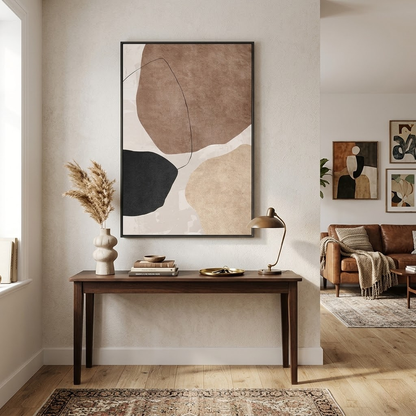 Abstract Geometric Canvas Wall Art