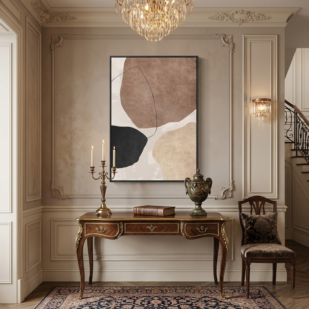 Abstract Geometric Canvas Wall Art
