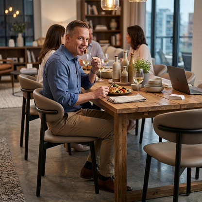 Nordic Minimalist Luxury Dining Chair