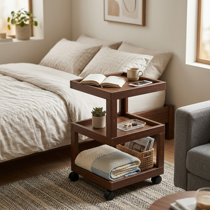 Minimalist Mobile Nightstand & Side Table