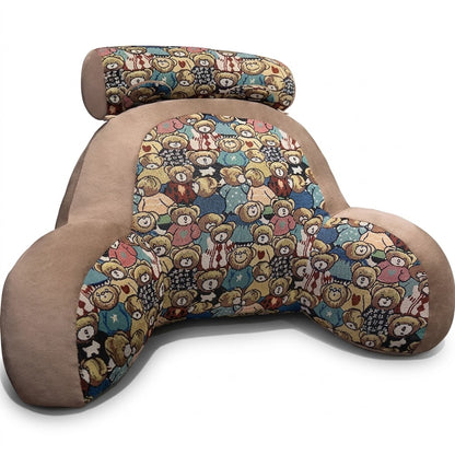 Retro Bedside Backrest with Lumbar Support