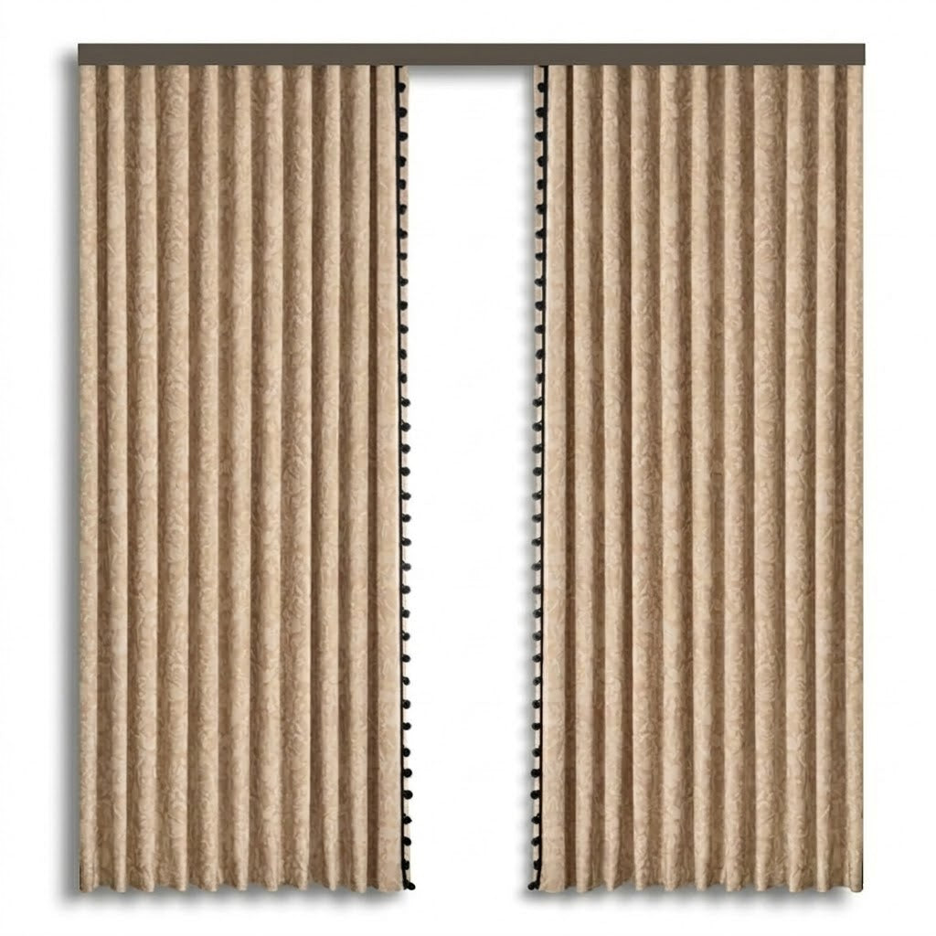 Luxury French Vintage Chenille Jacquard Curtains